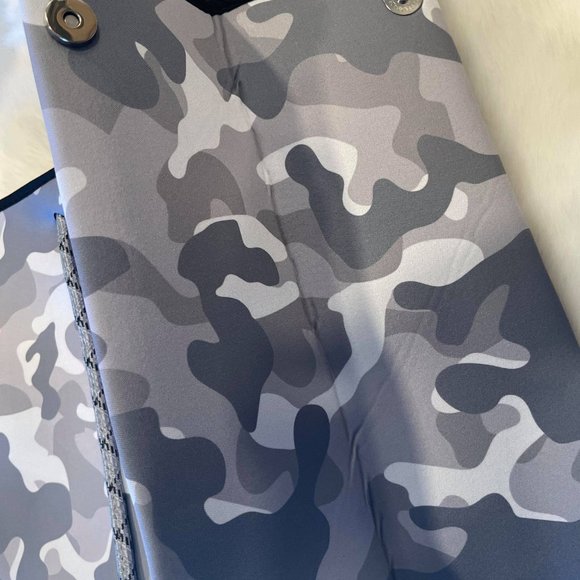 Neoprene Purse with Wallet/LightCamo Orange Stripe - Picture 2 of 5